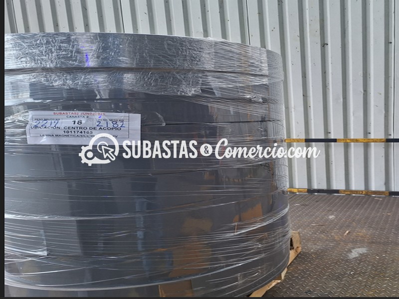 Chatarra de laminas magnéticas con aleación de silicio Aprox 43.700 KG